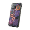 MagSafe Compatible iPhone Case - Fruits and Purple Lily Flowers Painting