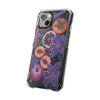 MagSafe Compatible iPhone Case - Fruits and Purple Lily Flowers Painting