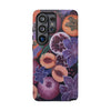 Artistic Phone Case - Painting of Fruits and Purple Lily Flowers