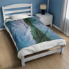 Mossy lake painting print on blanket