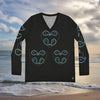 Paisley long sleeve shirt designed with inspiration words love, peace, faith, destiny, eternity.