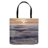 Floating poem tote sunset