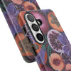 Artistic Phone Case - Painting of Fruits and Purple Lily Flowers