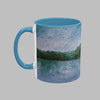 Wondering By The Lake-Mossy Lake Painting Mug Inside and Handle Colors