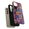 Artistic Phone Case - Painting of Fruits and Purple Lily Flowers