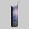 Stainless Steel Tumbler- Galaxy Yin Yang Art Eternal Harmony, 20oz
