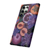 Artistic Phone Case - Painting of Fruits and Purple Lily Flowers