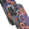 MagSafe Compatible iPhone Case - Fruits and Purple Lily Flowers Painting