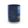 I Am From Poem and Scenic Art Mug (Milky Way Galaxy & Sunrise Beach)
