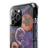 MagSafe Compatible iPhone Case - Fruits and Purple Lily Flowers Painting