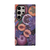 Artistic Phone Case - Painting of Fruits and Purple Lily Flowers