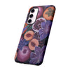 Artistic Phone Case - Painting of Fruits and Purple Lily Flowers