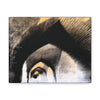 Canvas print of Let go poem on photo design of an archway echo