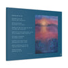 Wondering By The Lake - Canvas Gallery Wrap with Poem and Painting