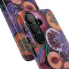 Artistic Phone Case - Painting of Fruits and Purple Lily Flowers