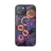 MagSafe Compatible iPhone Case - Fruits and Purple Lily Flowers Painting