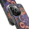 MagSafe Compatible iPhone Case - Fruits and Purple Lily Flowers Painting