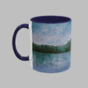 Wondering By The Lake-Mossy Lake Painting Mug Inside and Handle Colors