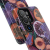 Artistic Phone Case - Painting of Fruits and Purple Lily Flowers