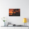 Except Yours - Canvas Gallery Wrap with Lake Sunset Photo and Poem