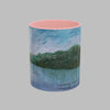 Wondering By The Lake-Mossy Lake Painting Mug Inside and Handle Colors