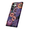 Artistic Phone Case - Painting of Fruits and Purple Lily Flowers