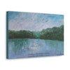 Wondering By The Lake - Mossy Lake Painting Canvas Gallery Wrap