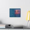 Wondering By The Lake - Canvas Gallery Wrap with Poem and Lake Painting