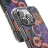 MagSafe Compatible iPhone Case - Fruits and Purple Lily Flowers Painting