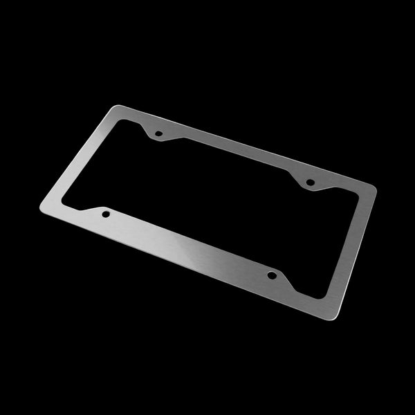 Spiritual Decorative Metal License Plate Frame with Words that Inspire