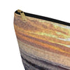 Floating - Accessory Pouch, T-bottom with Poem on Wrapped Sunset Image