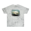 Living in Amazement - Color Blast T-Shirt with Beautiful Scenery Image