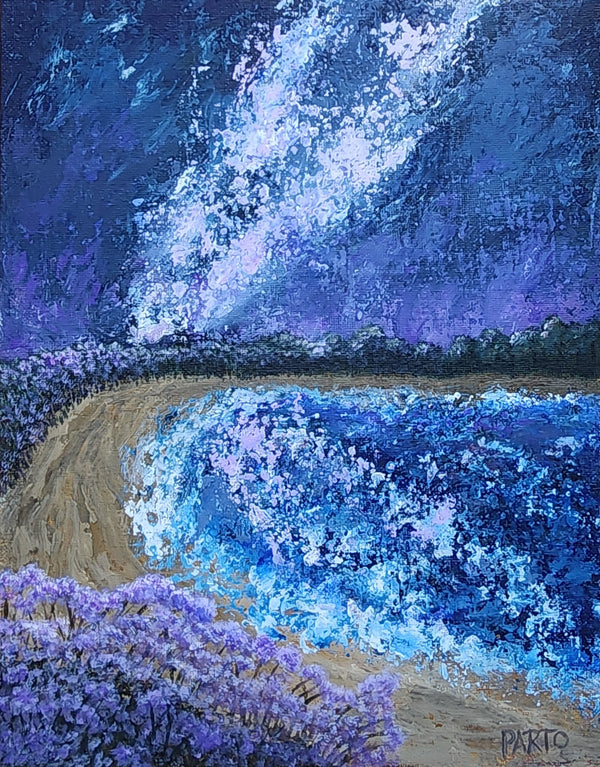 Painting - Milky Way Galaxy Reflections