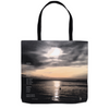 Floating poem tote sunset