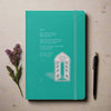 Come In - Hardcover Bound Notebook with Poem and Open Doorway Design