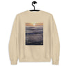 Floating - Sweatshirt With Poem on Sunset Image on Back and Front Logo